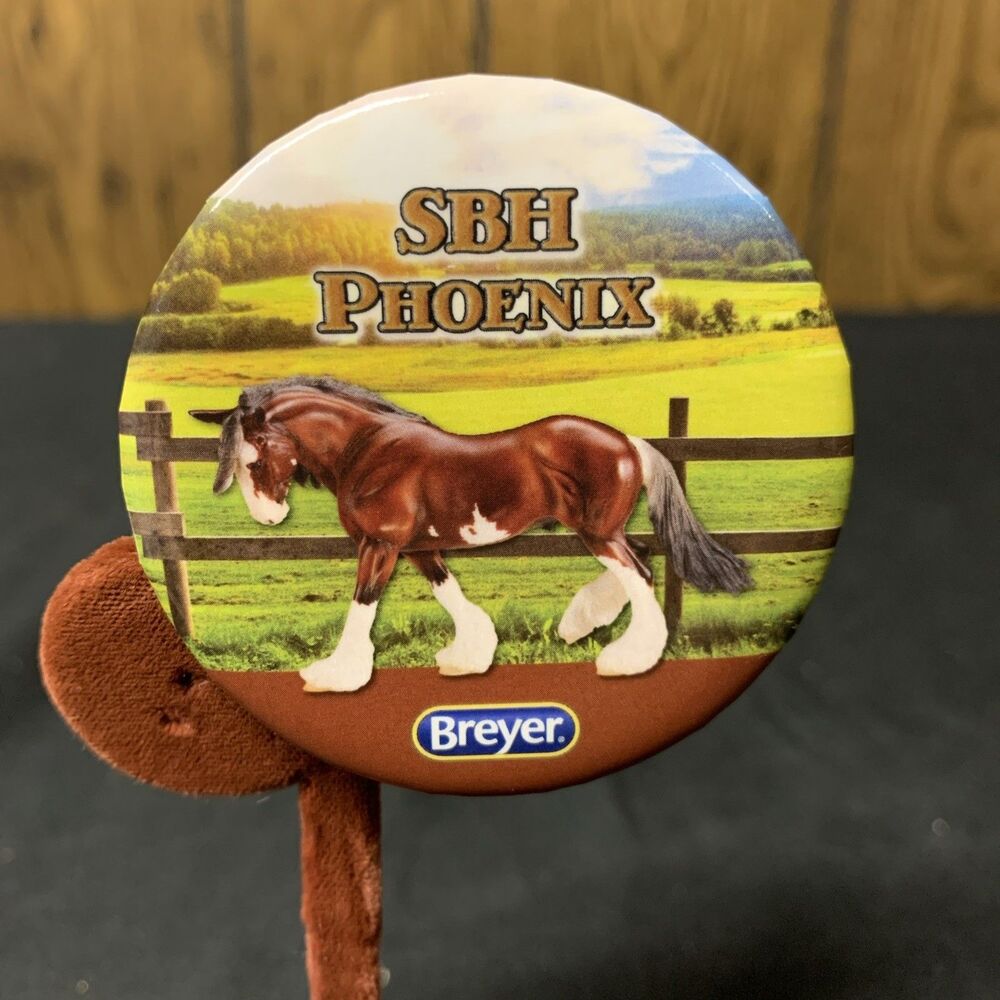 Breyer horse Souvenir Lapel Button Pin SBH Phoenix Othello